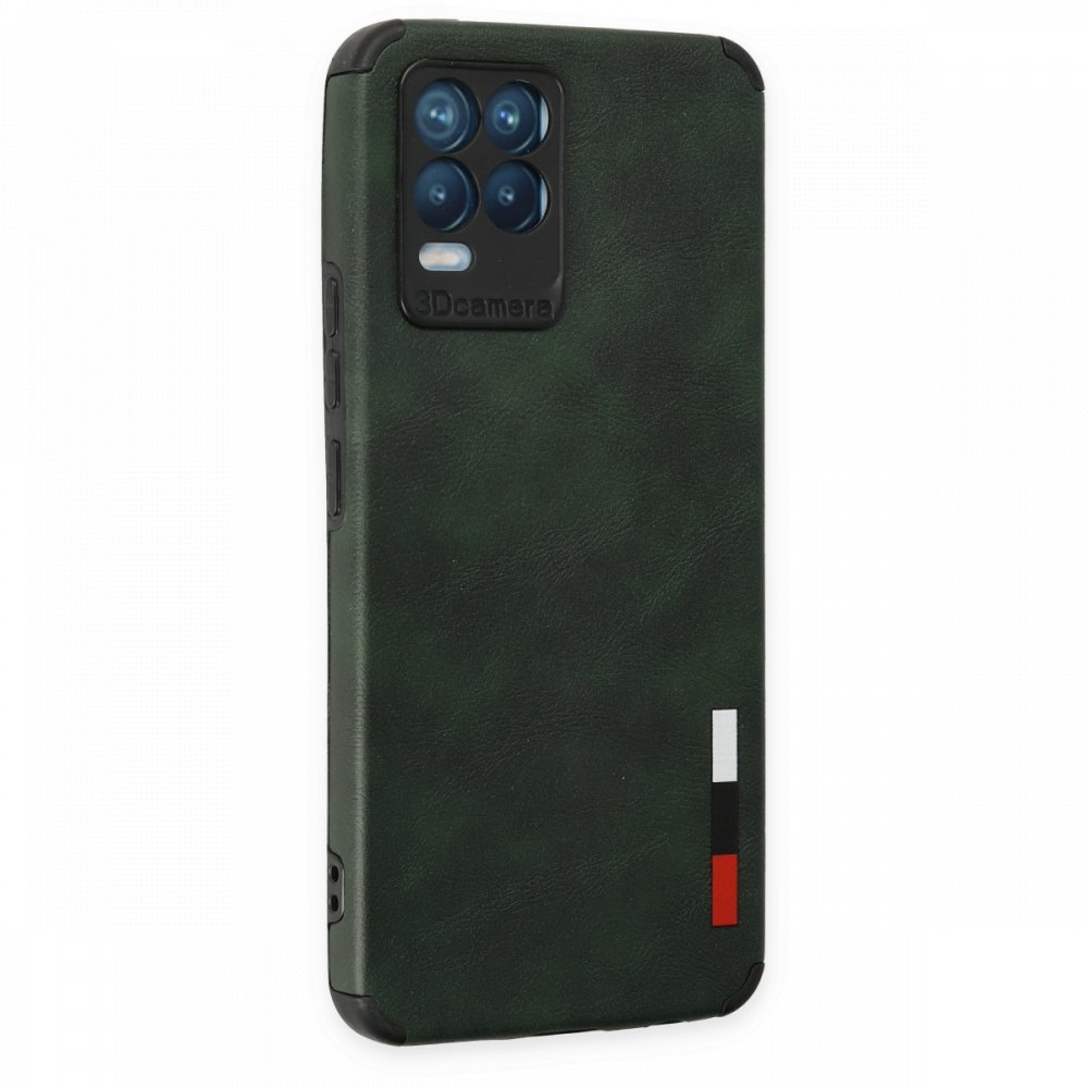  Realme 8 Pro Kılıf Loop Deri Silikon - Yeşil