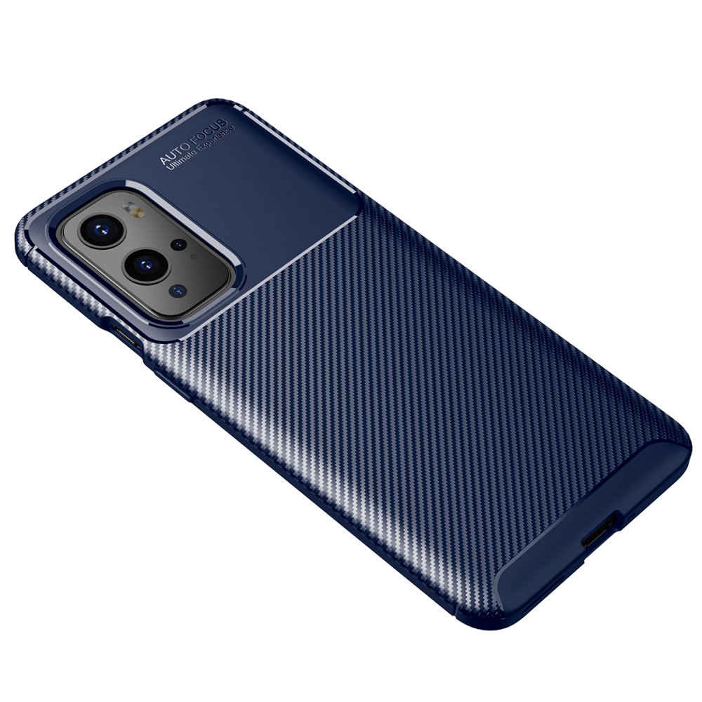 One Plus 9 Pro Kılıf Auto Focus Karbon Kapak - Lacivert One Plus 9 Pro Kılıf Auto Focus Karbon Kapak - Lacivert