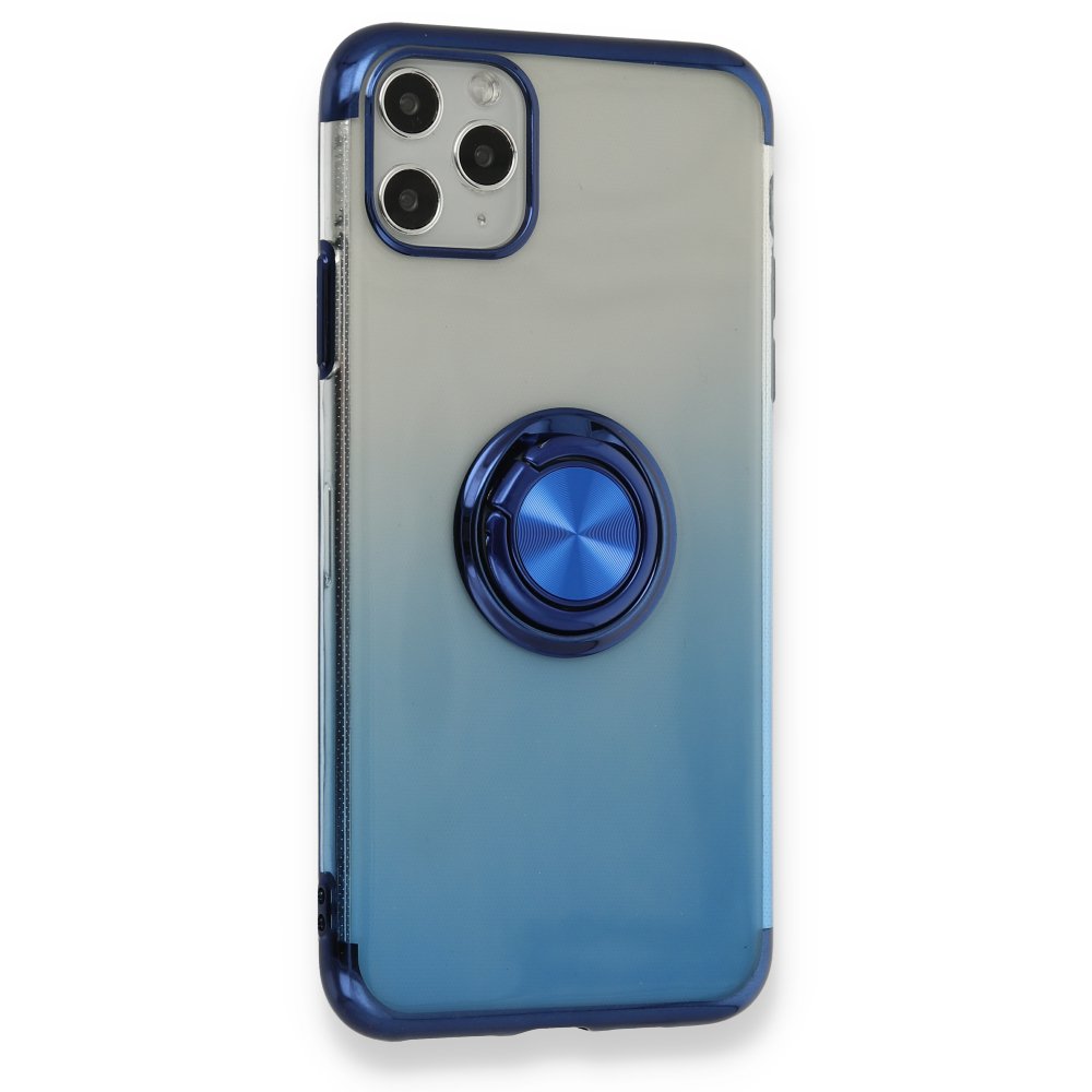 iPhone 11 Pro Kılıf Marvel Yüzüklü Silikon - Mavi iPhone 11 Pro Kılıf Marvel Yüzüklü Silikon - Mavi