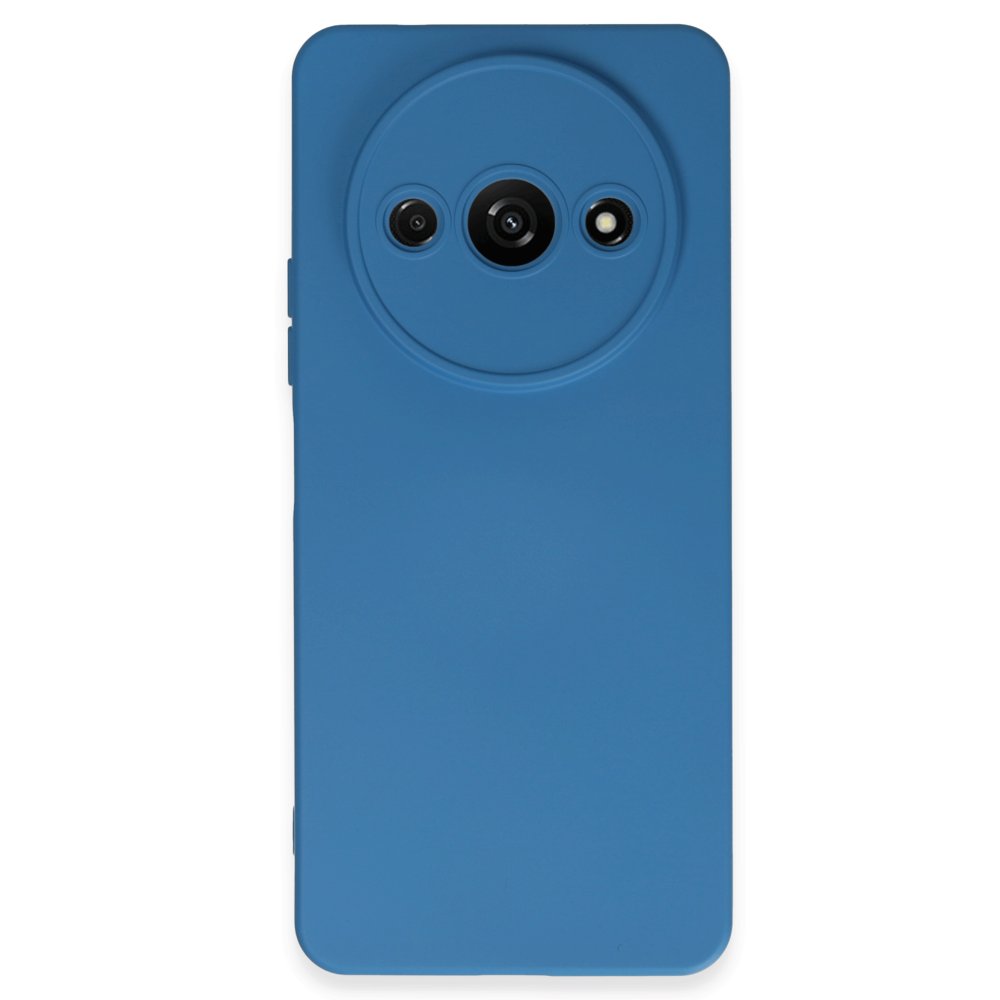 Xiaomi Poco C61 Kılıf Nano içi Kadife Silikon - Mavi Xiaomi Poco C61 Kılıf Nano içi Kadife Silikon - Mavi