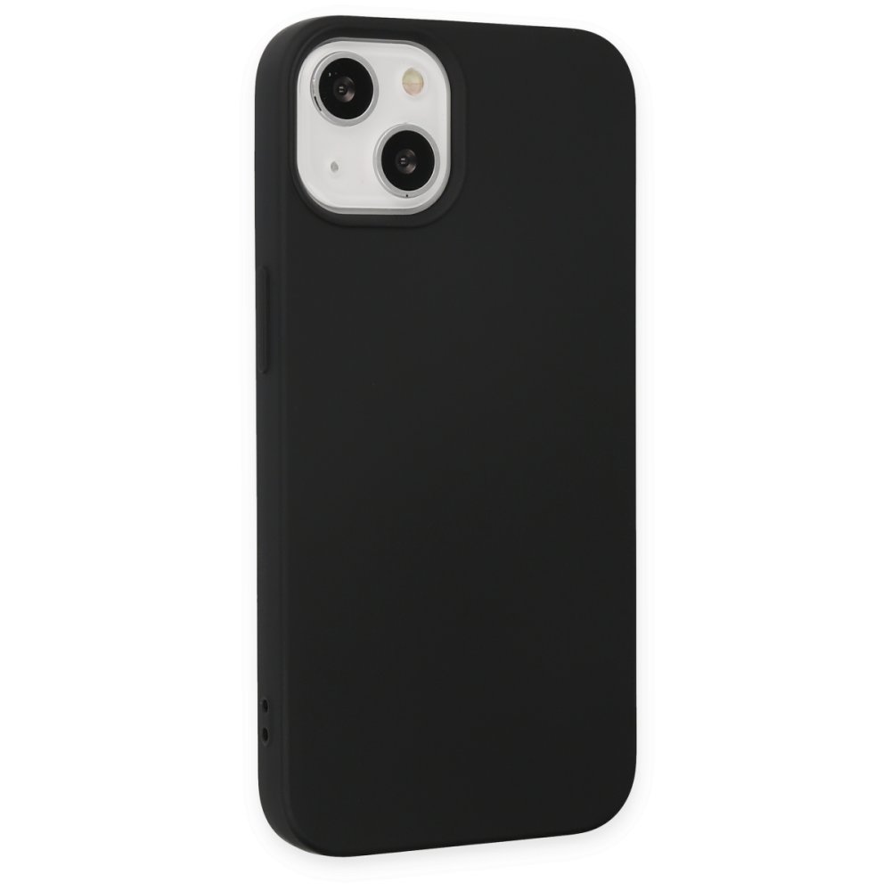 iPhone 15 Plus Kılıf Nano içi Kadife Silikon - Siyah iPhone 15 Plus Kılıf Nano içi Kadife Silikon - Siyah