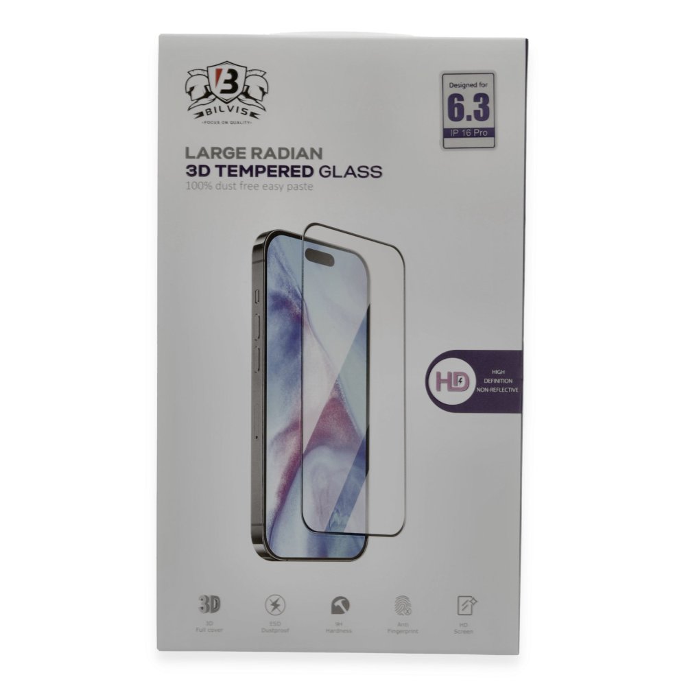  iPhone 14 Pro Bilvis 3D Hayalet Cam Ekran Koruyucu