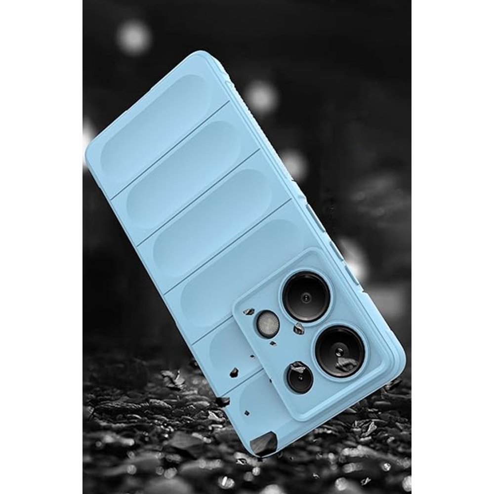 Redmi Note 13 Pro 4G Kılıf Optimum Silikon - Sky Blue