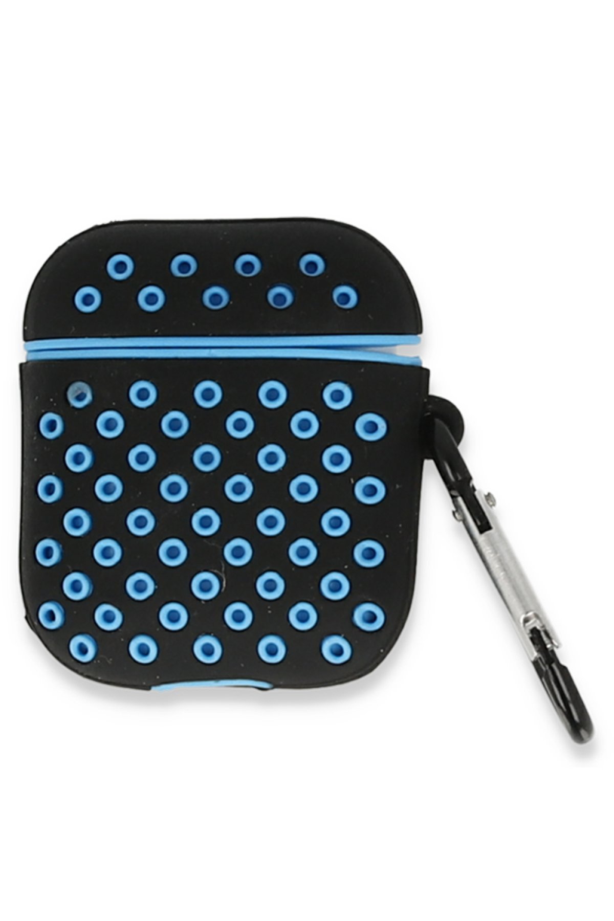 Airpods 2 (2.nesil) Spor Delikli Kılıf - Siyah-Mavi Airpods 2 (2.nesil) Spor Delikli Kılıf - Siyah-Mavi