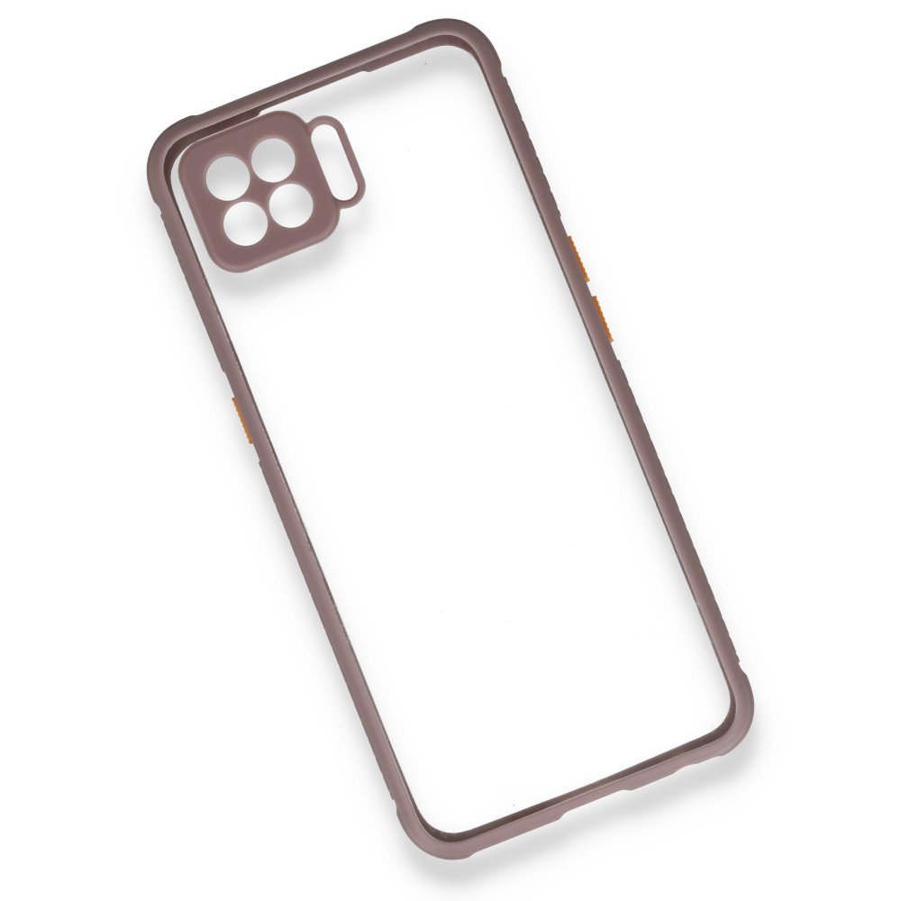 Oppo A73 Kılıf Miami Şeffaf Silikon - Açık Mor Oppo A73 Kılıf Miami Şeffaf Silikon - Açık Mor