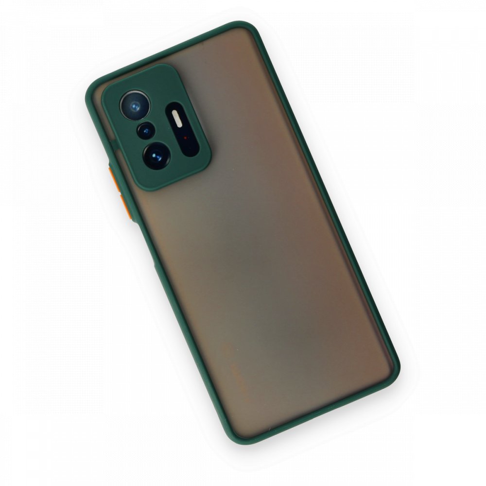 Xiaomi Mi 11T Pro Kılıf Montreal Silikon Kapak - Yeşil  Xiaomi Mi 11T Pro Kılıf Montreal Silikon Kapak - Yeşil