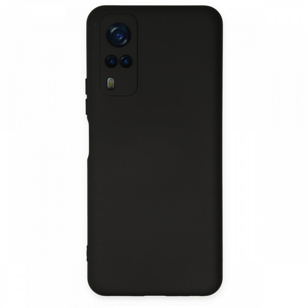 Vivo Y31 2021 Kılıf Nano içi Kadife Silikon - Siyah