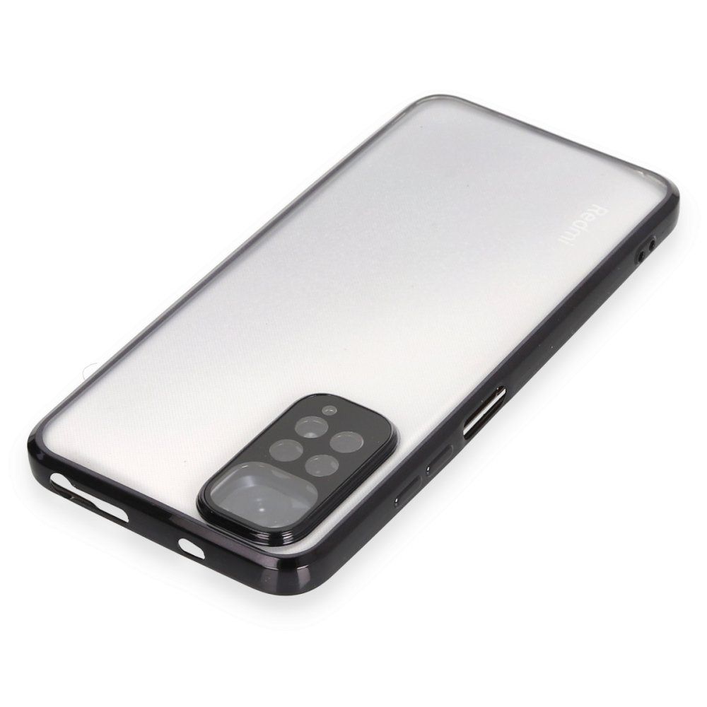 Redmi Note 11S Kılıf Razer Lensli Silikon - Siyah