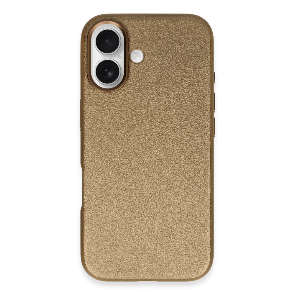 Joko iPhone 16 Wonder Deri Magsafe Kapak - Bronz Joko iPhone 16 Wonder Deri Magsafe Kapak - Bronz