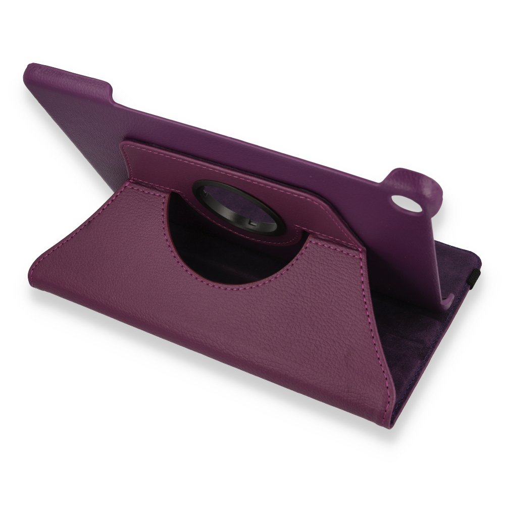 Huawei MatePad T10 9.7 Kılıf 360 Tablet Deri Kılıf - Mürdüm  Huawei MatePad T10 9.7 Kılıf 360 Tablet Deri Kılıf - Mürdüm