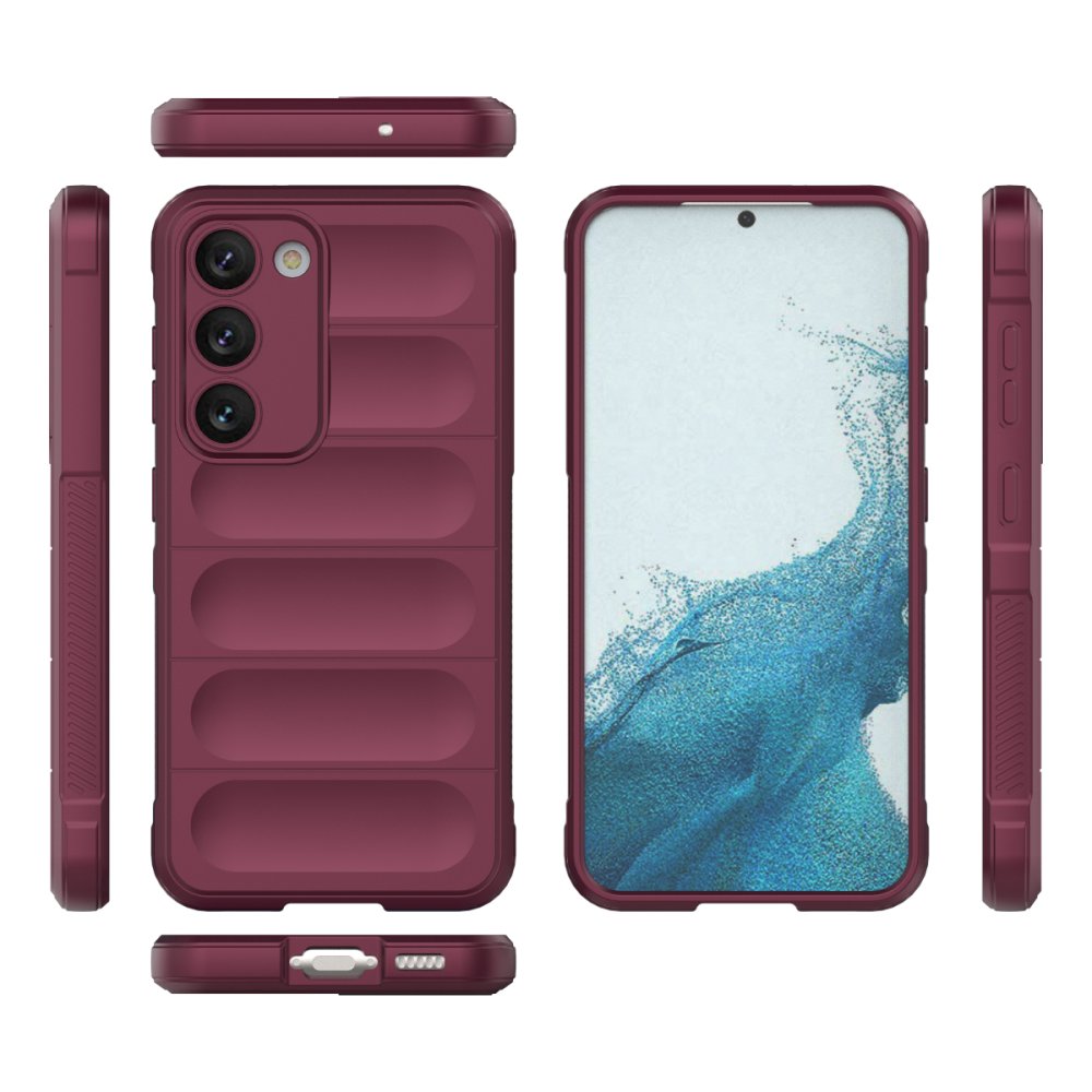  Samsung Galaxy S23 Plus Kılıf Optimum Silikon - Bordo