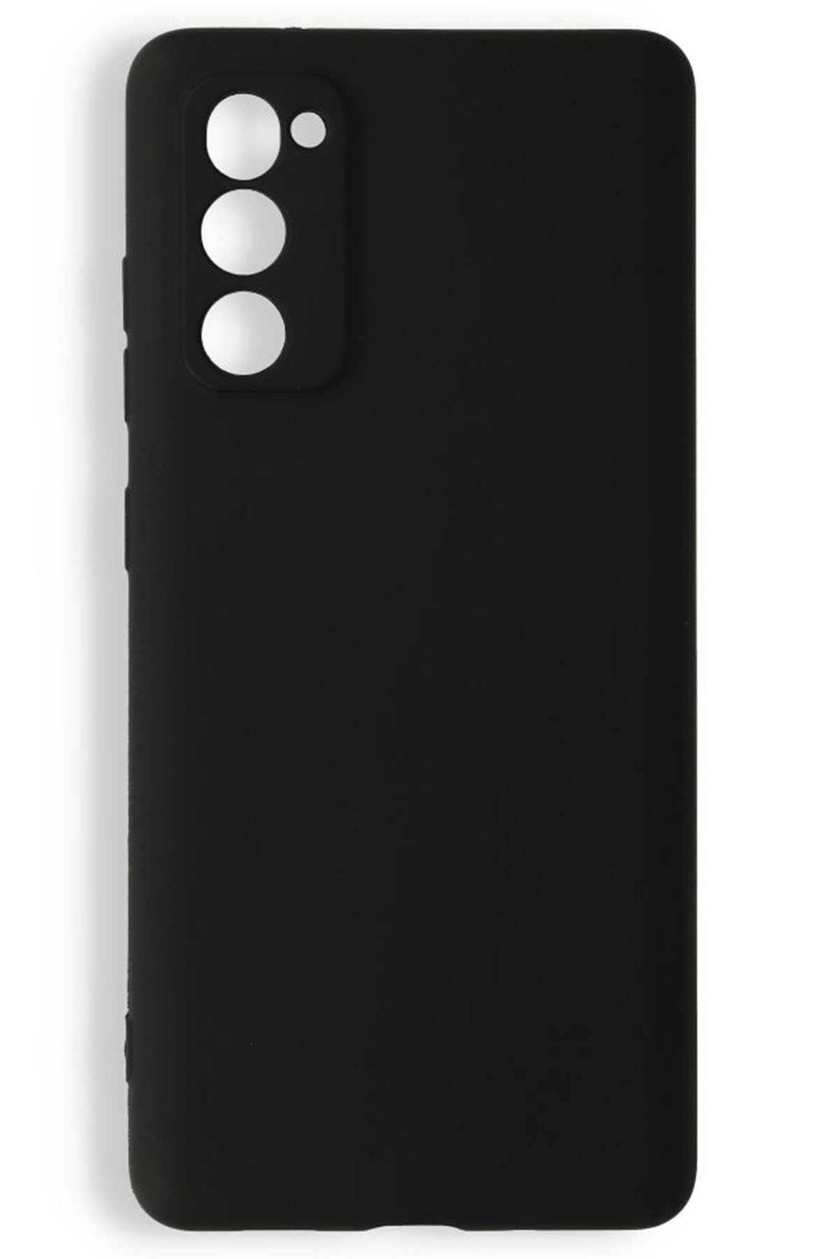  Samsung Galaxy S20 FE Kılıf Nano içi Kadife Silikon - Siyah