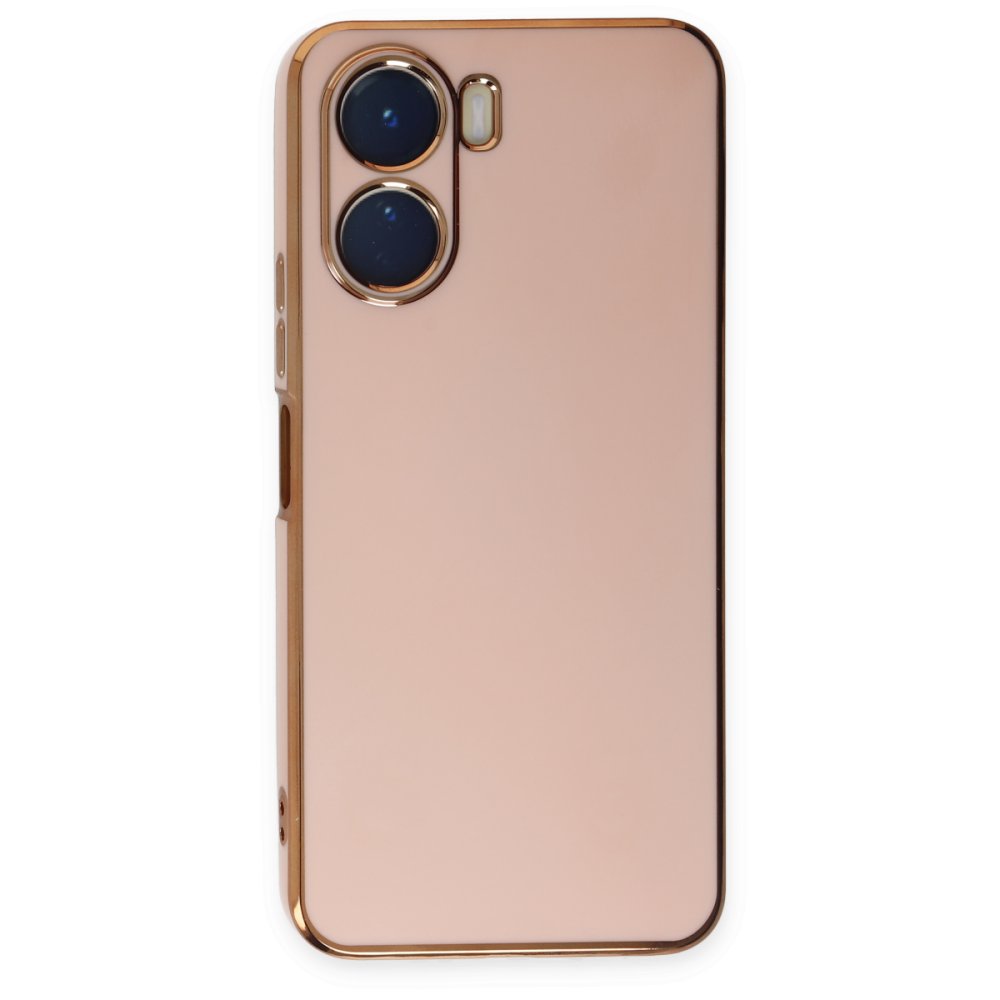 Vivo Y16 Kılıf Volet Silikon - Pembe  Vivo Y16 Kılıf Volet Silikon - Pembe