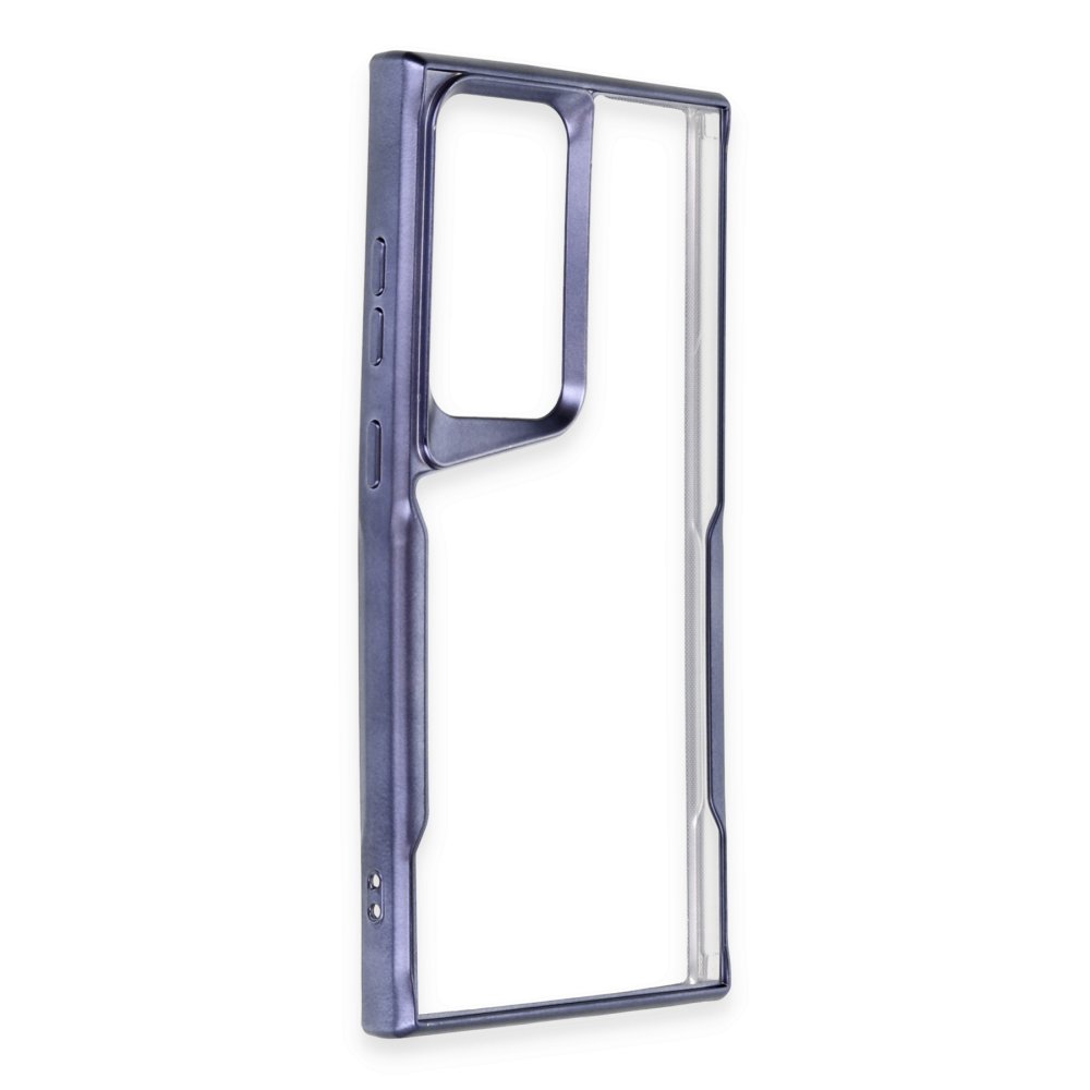  Samsung Galaxy S23 Ultra Kılıf Boyi Silikon Kapak - Lacivert