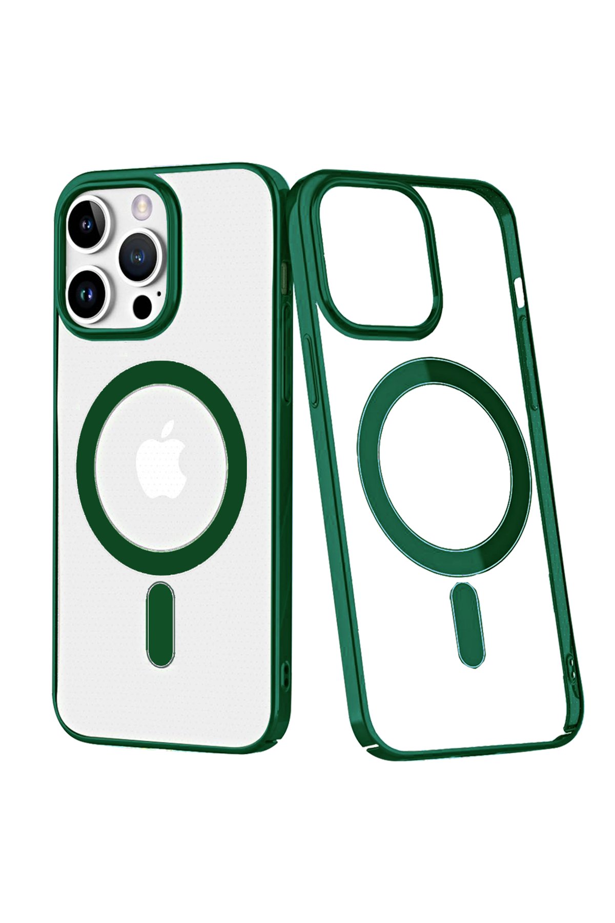  iPhone 14 Pro Max Kılıf Element Magneticsafe Sert Kapak - Köknar Yeşili