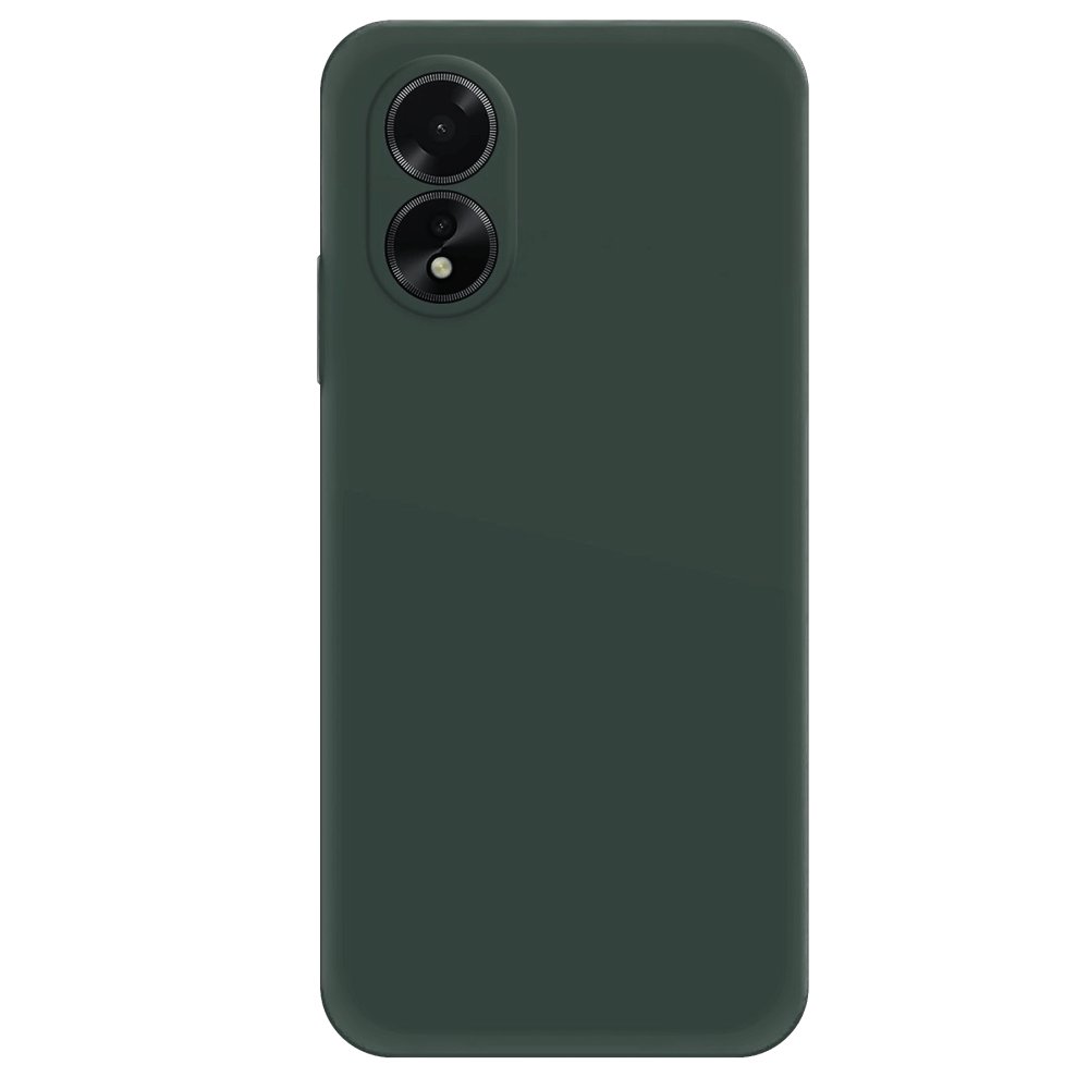 Oppo A38 Kılıf First Silikon - Koyu Yeşil Oppo A38 Kılıf First Silikon - Koyu Yeşil