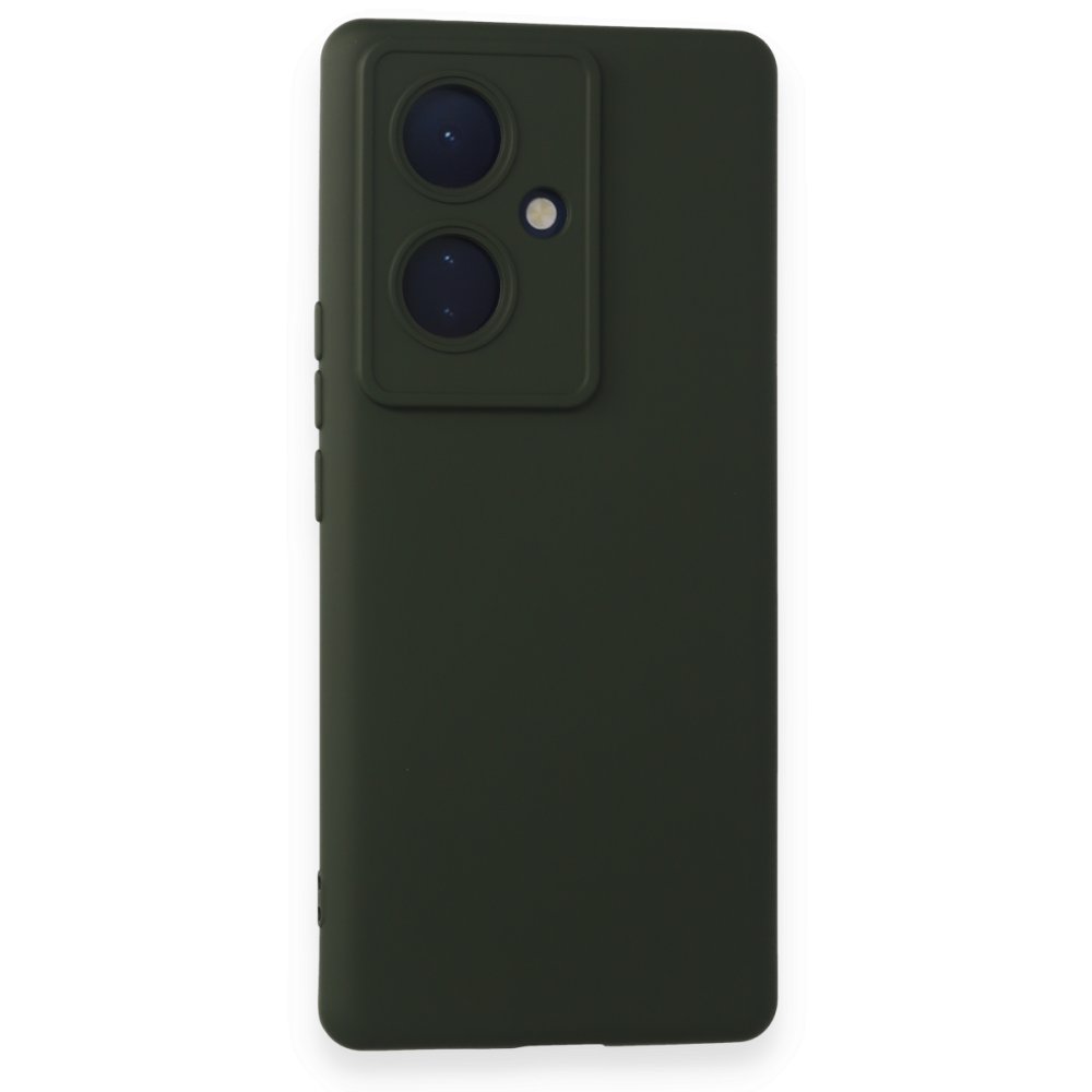 Vivo V29 Lite Kılıf Nano içi Kadife Silikon - Koyu Yeşil Vivo V29 Lite Kılıf Nano içi Kadife Silikon - Koyu Yeşil