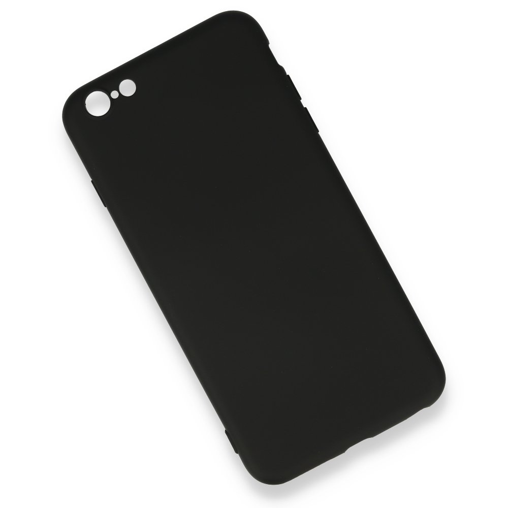 iPhone 6 Plus Kılıf Nano içi Kadife Silikon - Siyah iPhone 6 Plus Kılıf Nano içi Kadife Silikon - Siyah