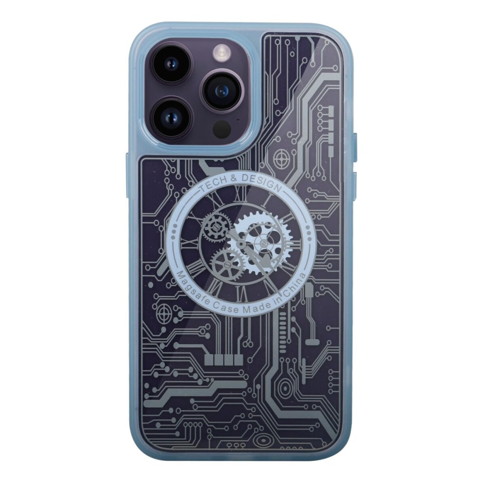 iPhone 13 Pro Kılıf Magic Magneticsafe Silikon - Sierra Blue