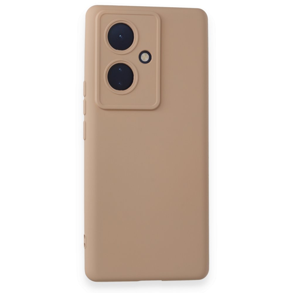 Vivo V29 Lite Kılıf Nano içi Kadife Silikon - Pudra Vivo V29 Lite Kılıf Nano içi Kadife Silikon - Pudra