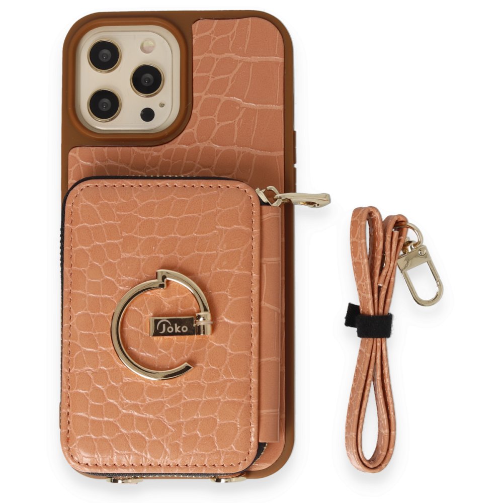 Joko iPhone 14 Pro Kılıf Ermes Kapak - Açık Kırmızı Joko iPhone 14 Pro Kılıf Ermes Kapak - Açık Kırmızı