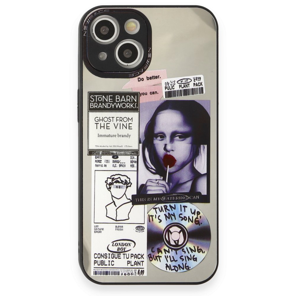  iPhone 14 Kılıf Mirror Desenli Kapak - Mirror - 2