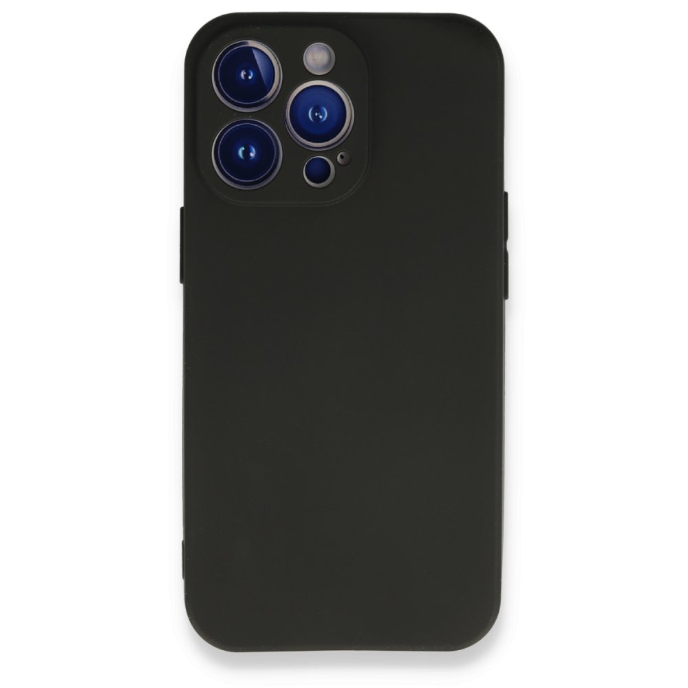  iPhone 14 Pro Kılıf First Silikon - Siyah