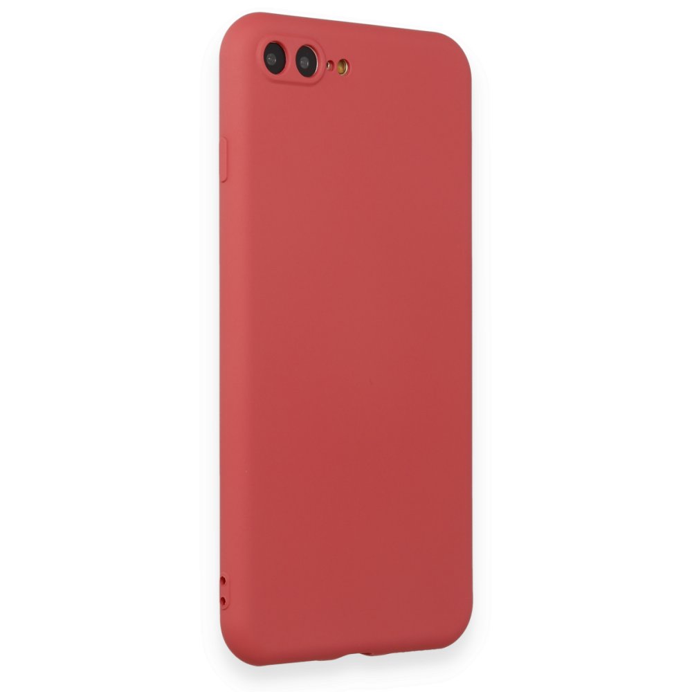  iPhone 8 Plus Kılıf First Silikon - Kiremit