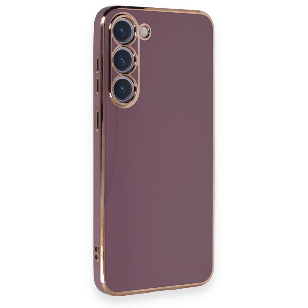  Samsung Galaxy S23 Plus Kılıf Volet Silikon - Mor