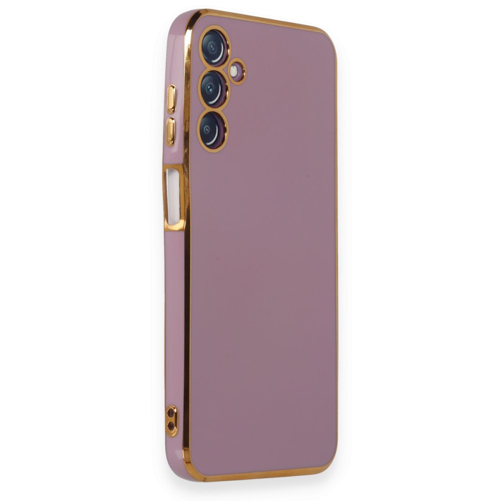  Samsung Galaxy M14 5G Kılıf Volet Silikon - Mor