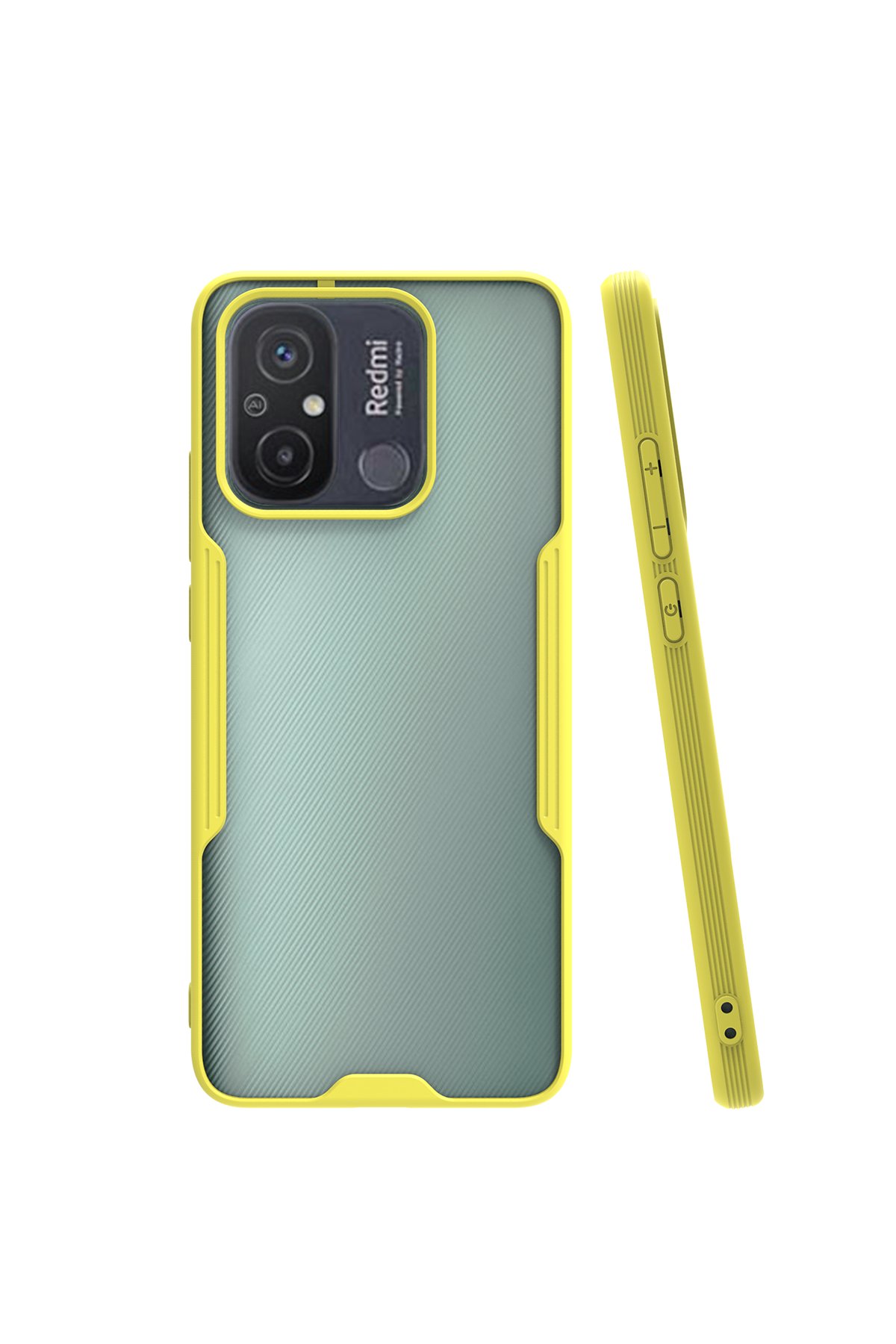 Redmi 12C Kılıf Platin Silikon - Sarı Redmi 12C Kılıf Platin Silikon - Sarı