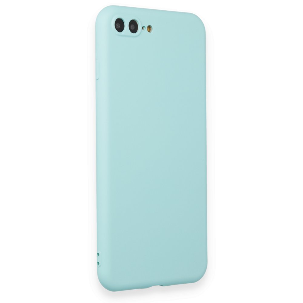 iPhone 8 Plus Kılıf First Silikon - Turkuaz iPhone 8 Plus Kılıf First Silikon - Turkuaz