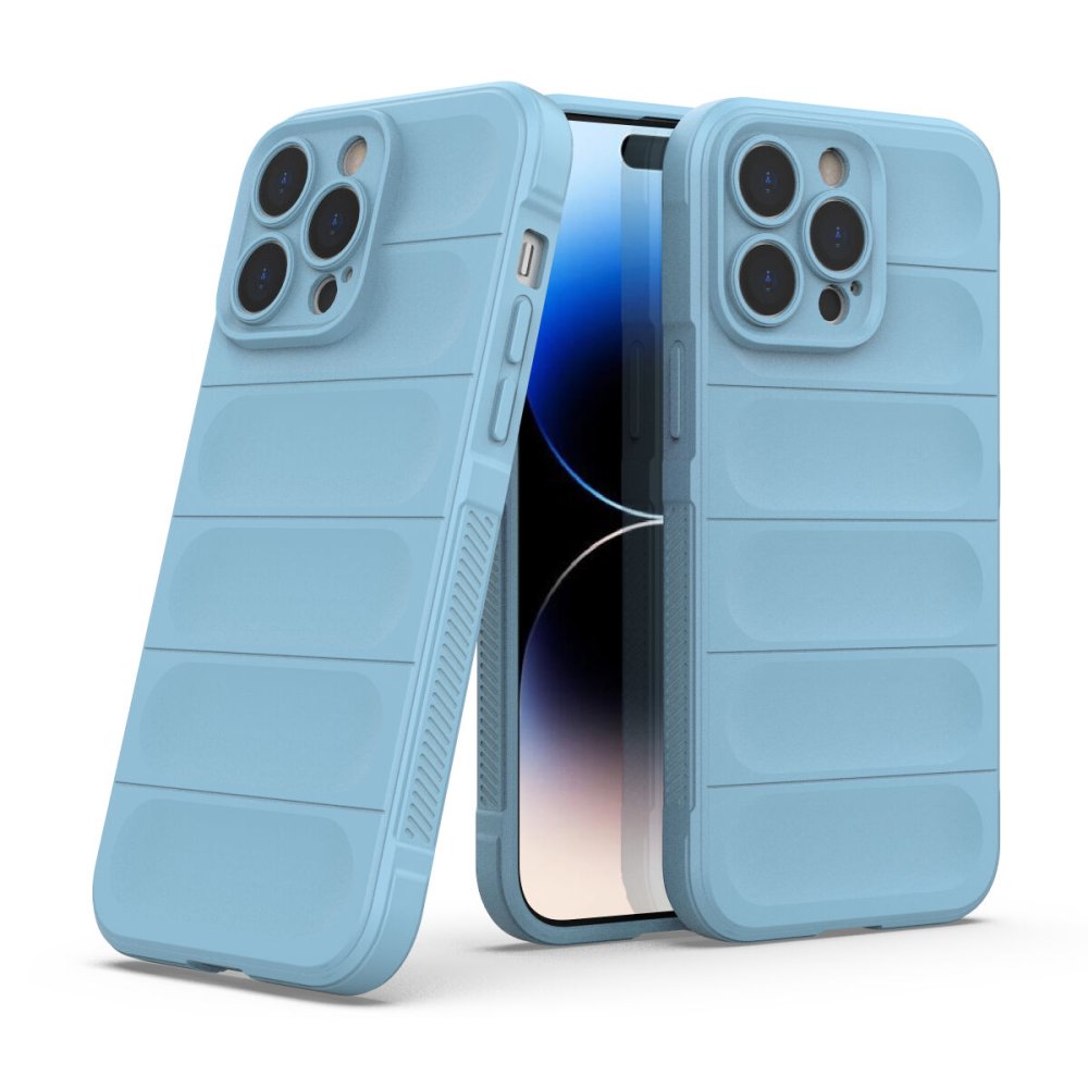 iPhone 13 Pro Max Kılıf Optimum Silikon - Sky Blue iPhone 13 Pro Max Kılıf Optimum Silikon - Sky Blue