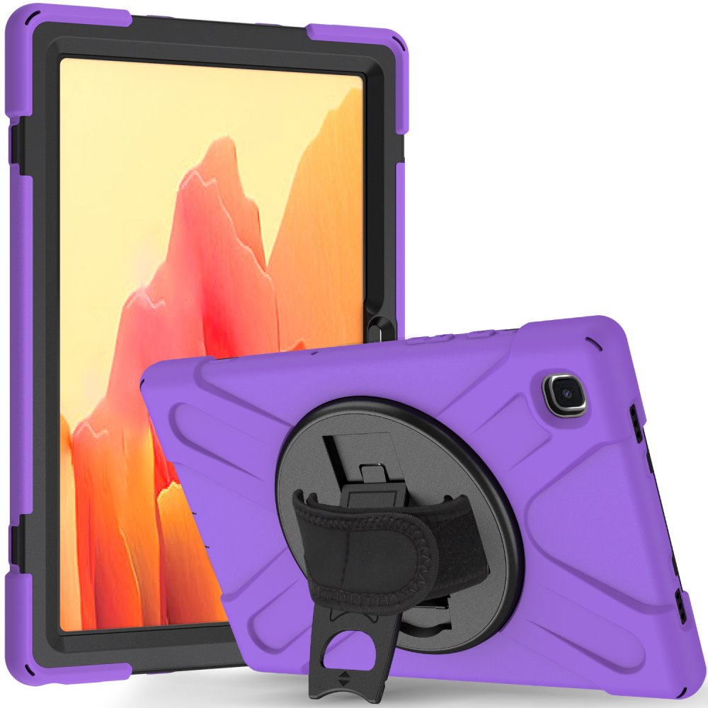  Samsung Galaxy T500 Tab A7 10.4 Kılıf Amazing Tablet Kapak - Mor