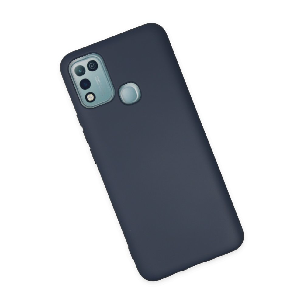 İnfinix Hot 11 Play Kılıf Nano içi Kadife Silikon - Lacivert