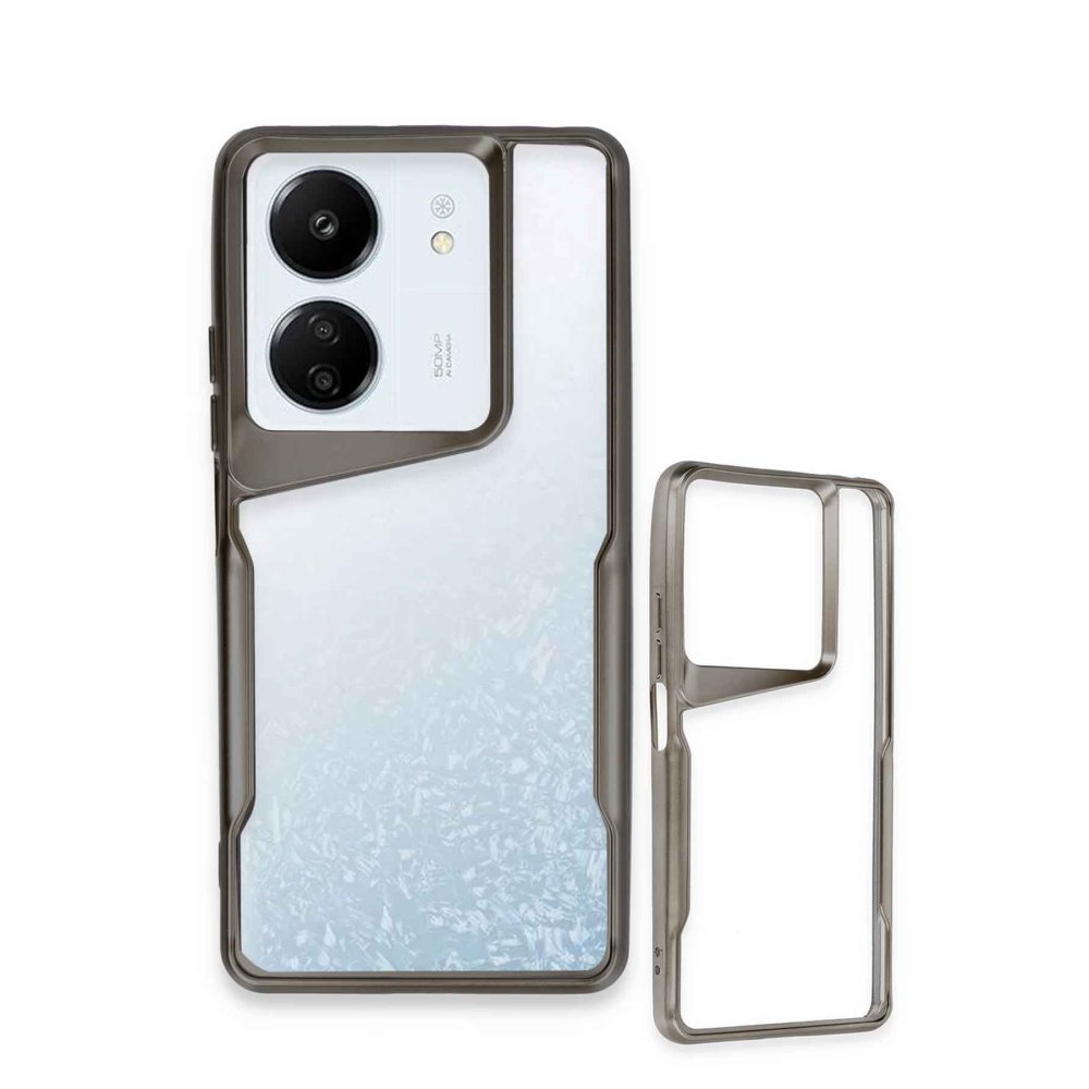 Xiaomi Poco C65 Kılıf Boyi Silikon Kapak - Siyah Xiaomi Poco C65 Kılıf Boyi Silikon Kapak - Siyah