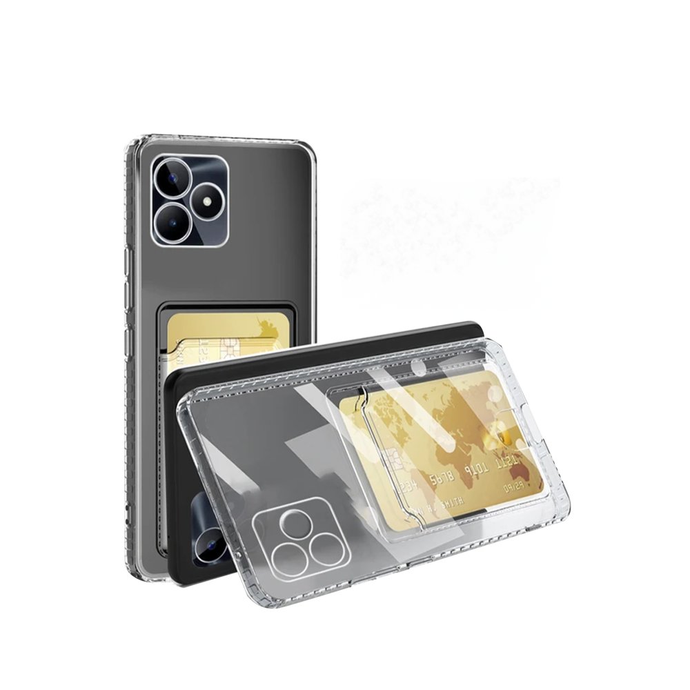 Realme Note 50 4G Kılıf Kart Şeffaf Silikon - Şeffaf Realme Note 50 4G Kılıf Kart Şeffaf Silikon - Şeffaf