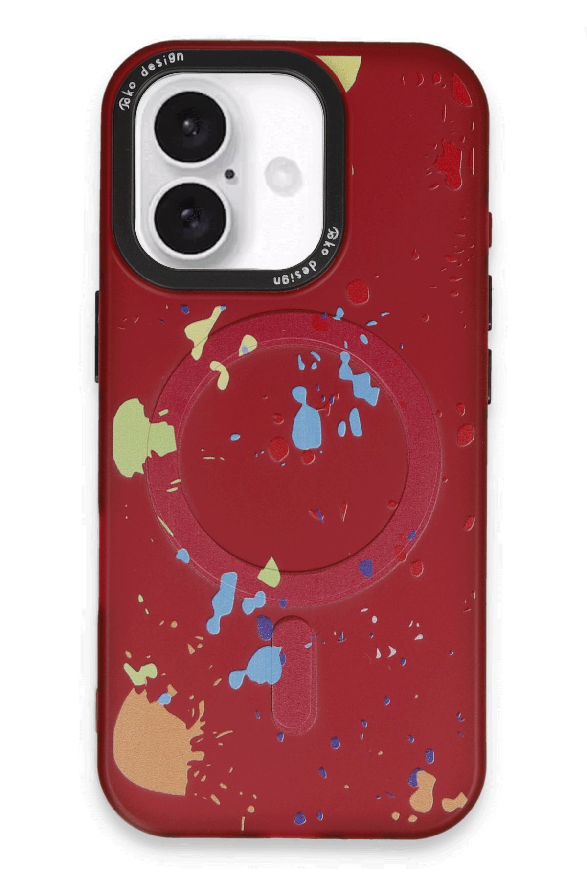 Joko iPhone 16 Colorful Magsafe Kapak - Kırmızı