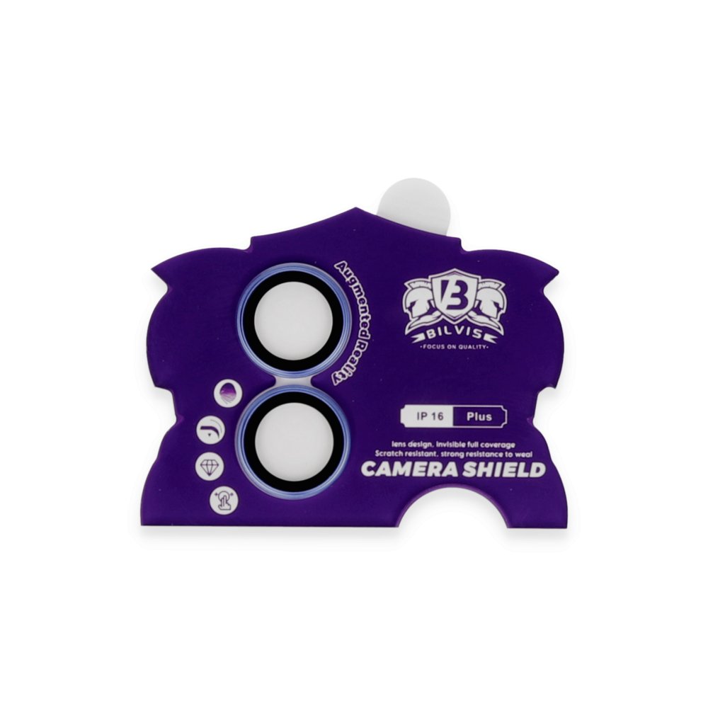 iPhone 16 Plus Bilvis Titan Kamera Lens - Mavi