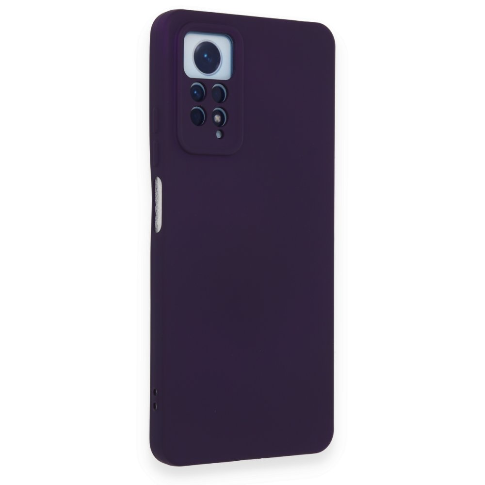 Redmi Note 12 Pro 4G Kılıf Nano içi Kadife Silikon - Mor