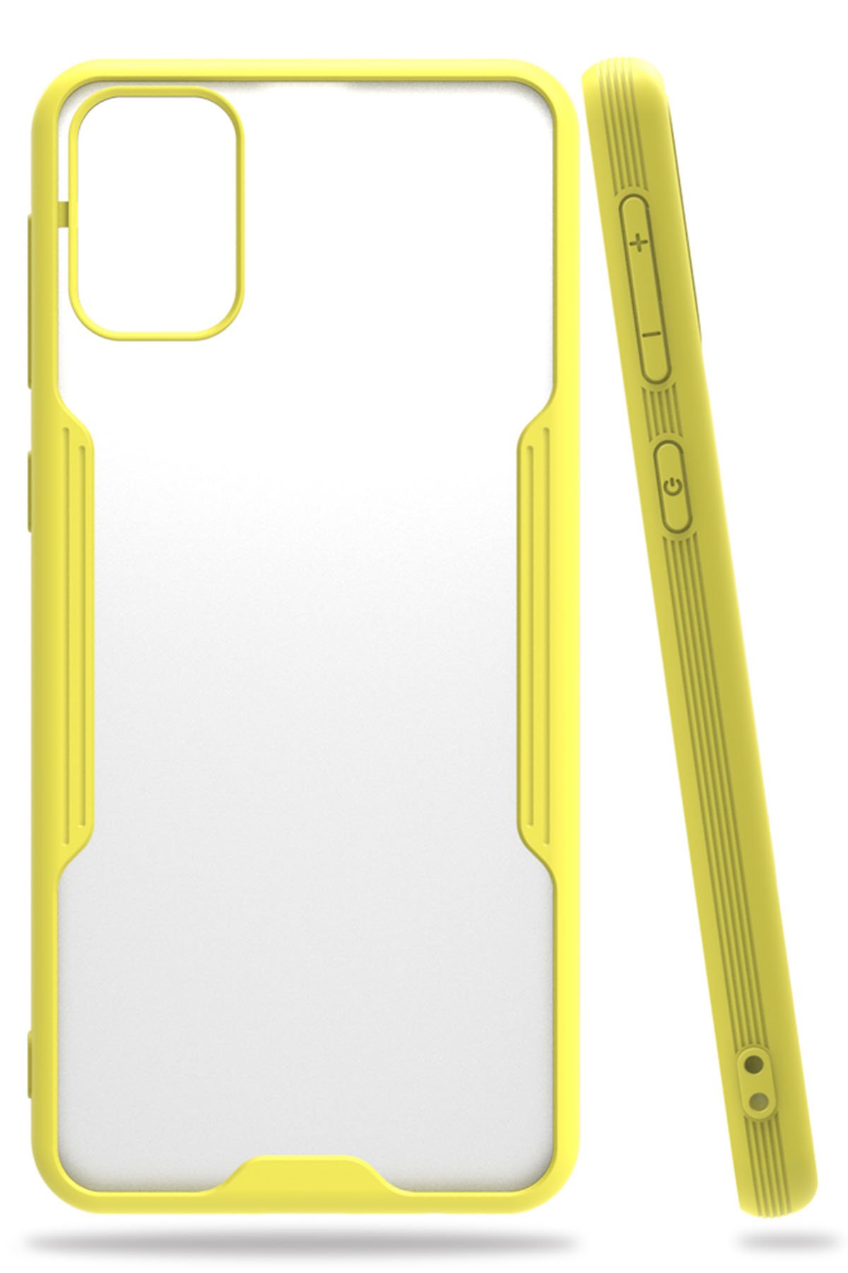  Samsung Galaxy M31 Kılıf Platin Silikon - Sarı