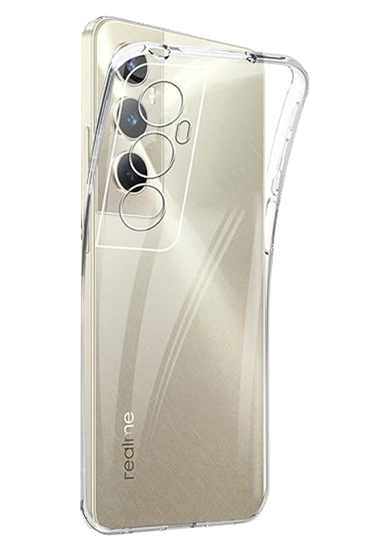 Realme C65 Kılıf Lüx Şeffaf Silikon Realme C65 Kılıf Lüx Şeffaf Silikon