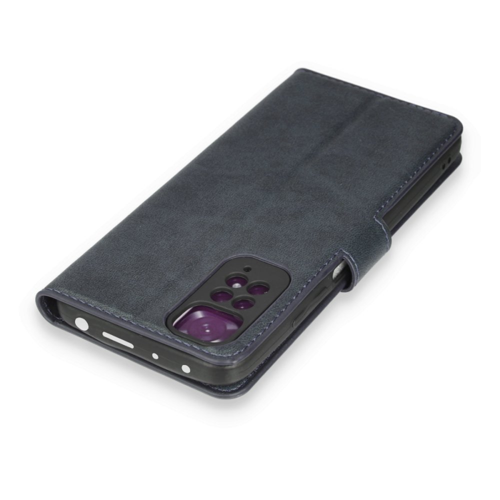 Redmi Note 11 Pro Kılıf Trend S Plus Kapaklı Kılıf - Lacivert Redmi Note 11 Pro Kılıf Trend S Plus Kapaklı Kılıf - Lacivert