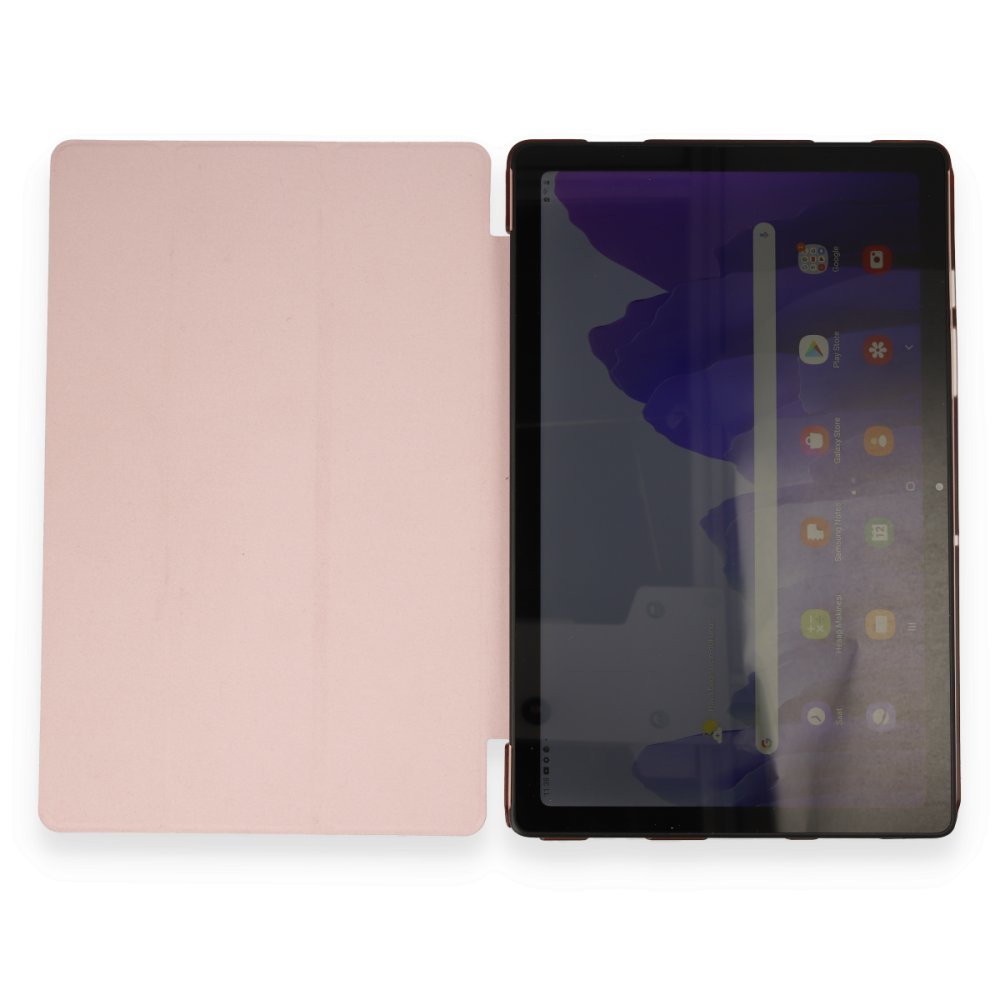  Samsung Galaxy T220 Tab A7 Lite 8.7 Kılıf Tablet Smart Kılıf - Rose Gold