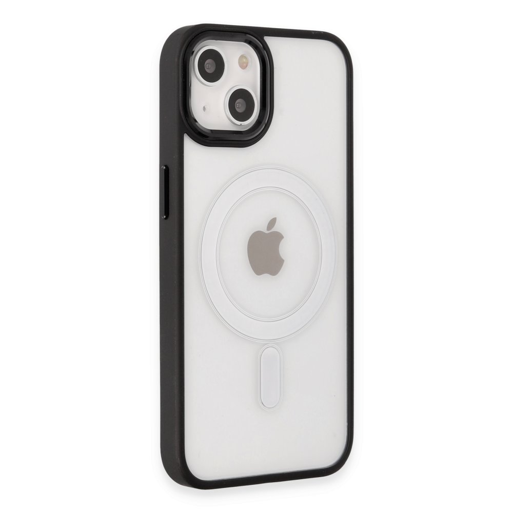  iPhone 15 Kılıf Room Magneticsafe Silikon - Siyah