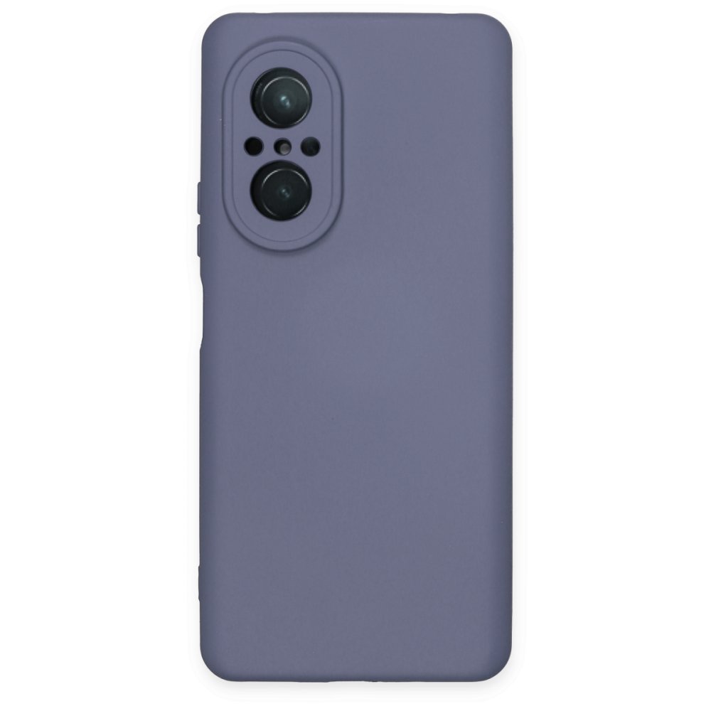  Huawei Nova 9 SE Kılıf Nano içi Kadife Silikon - Gri