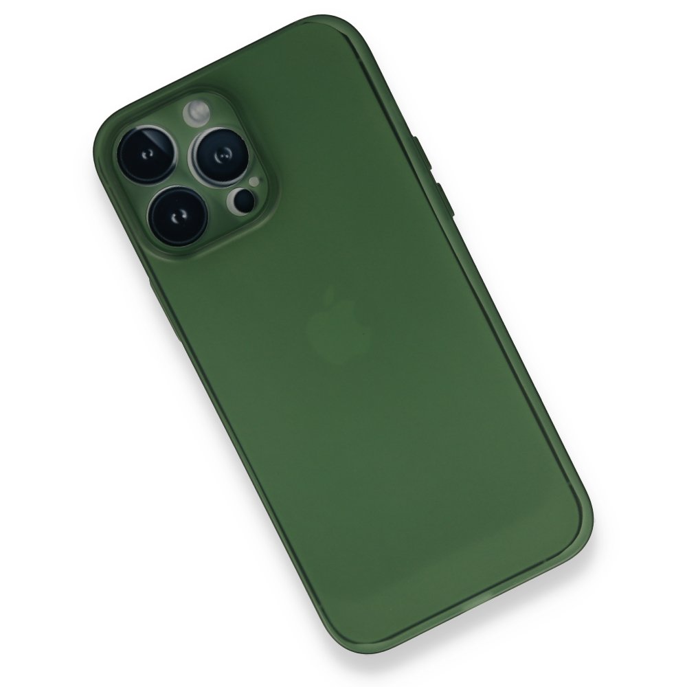  iPhone 13 Pro Kılıf PP Ultra İnce Kapak - Yeşil