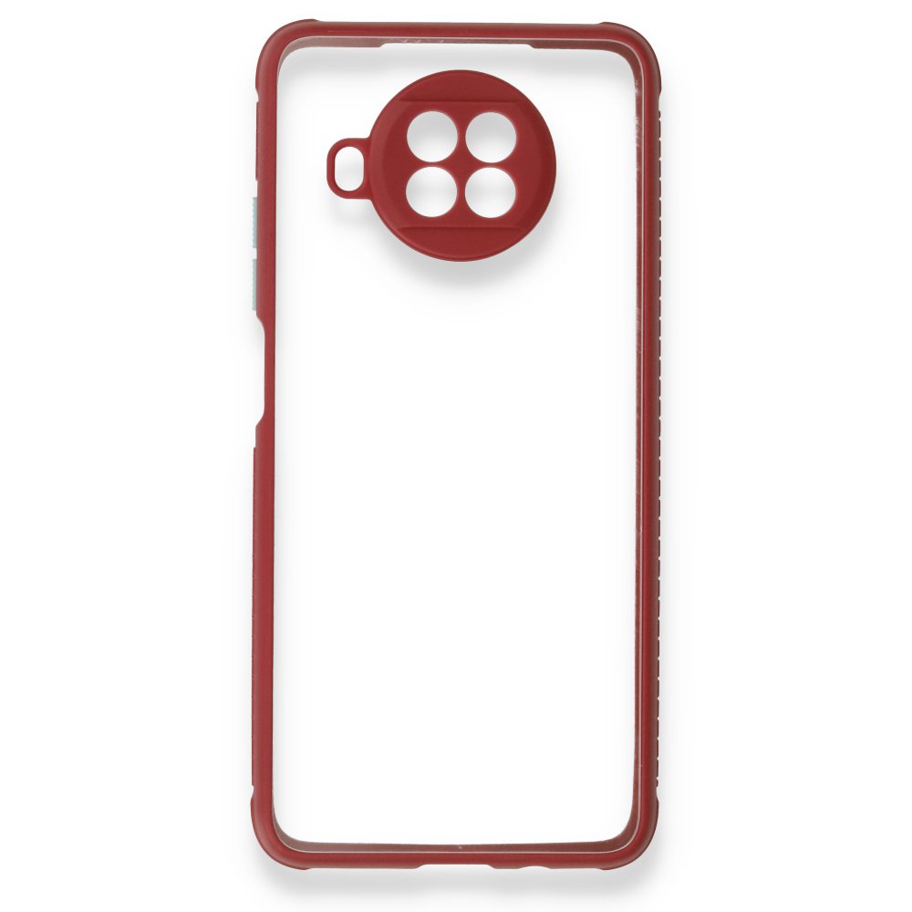 Redmi Note 9 Pro 5G Kılıf Miami Şeffaf Silikon - Fuşya Redmi Note 9 Pro 5G Kılıf Miami Şeffaf Silikon - Fuşya