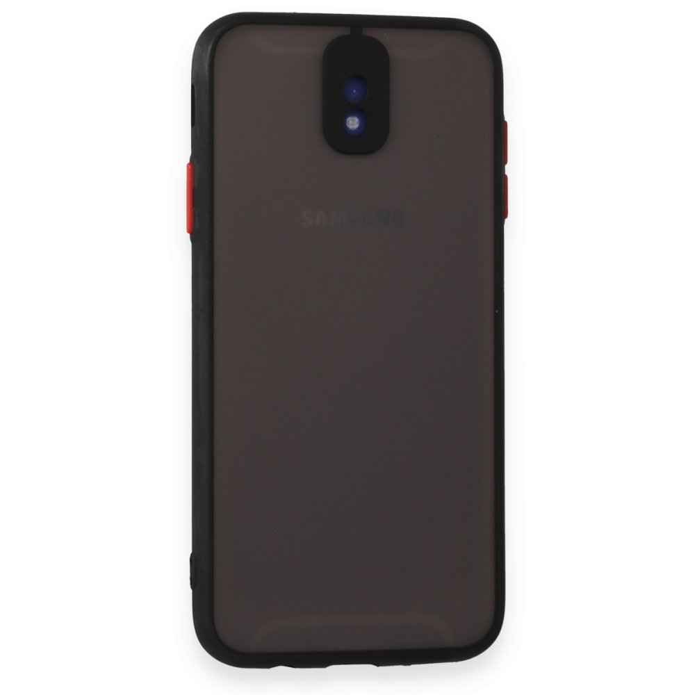  Samsung Galaxy J7 Pro / J730 Kılıf Montreal Silikon Kapak - Siyah