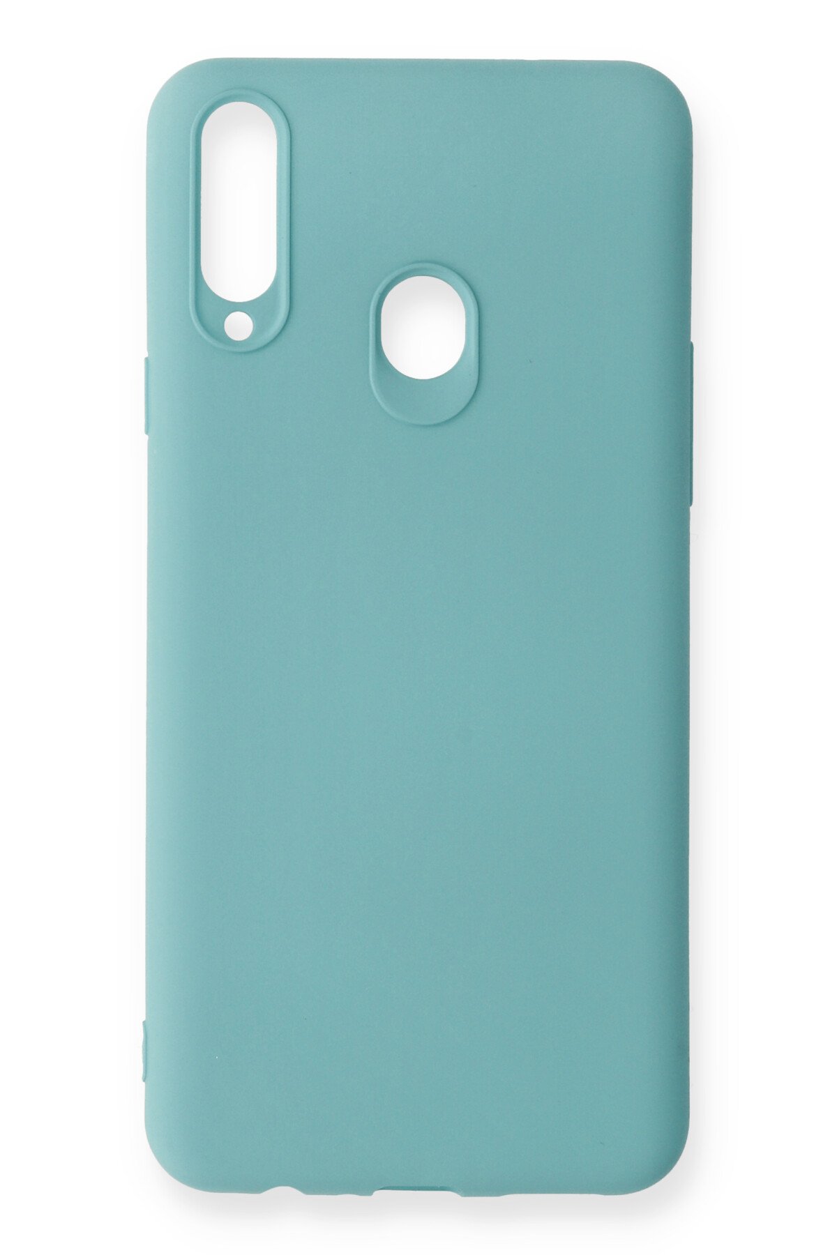  Samsung Galaxy A20S Kılıf First Silikon - Su Yeşili